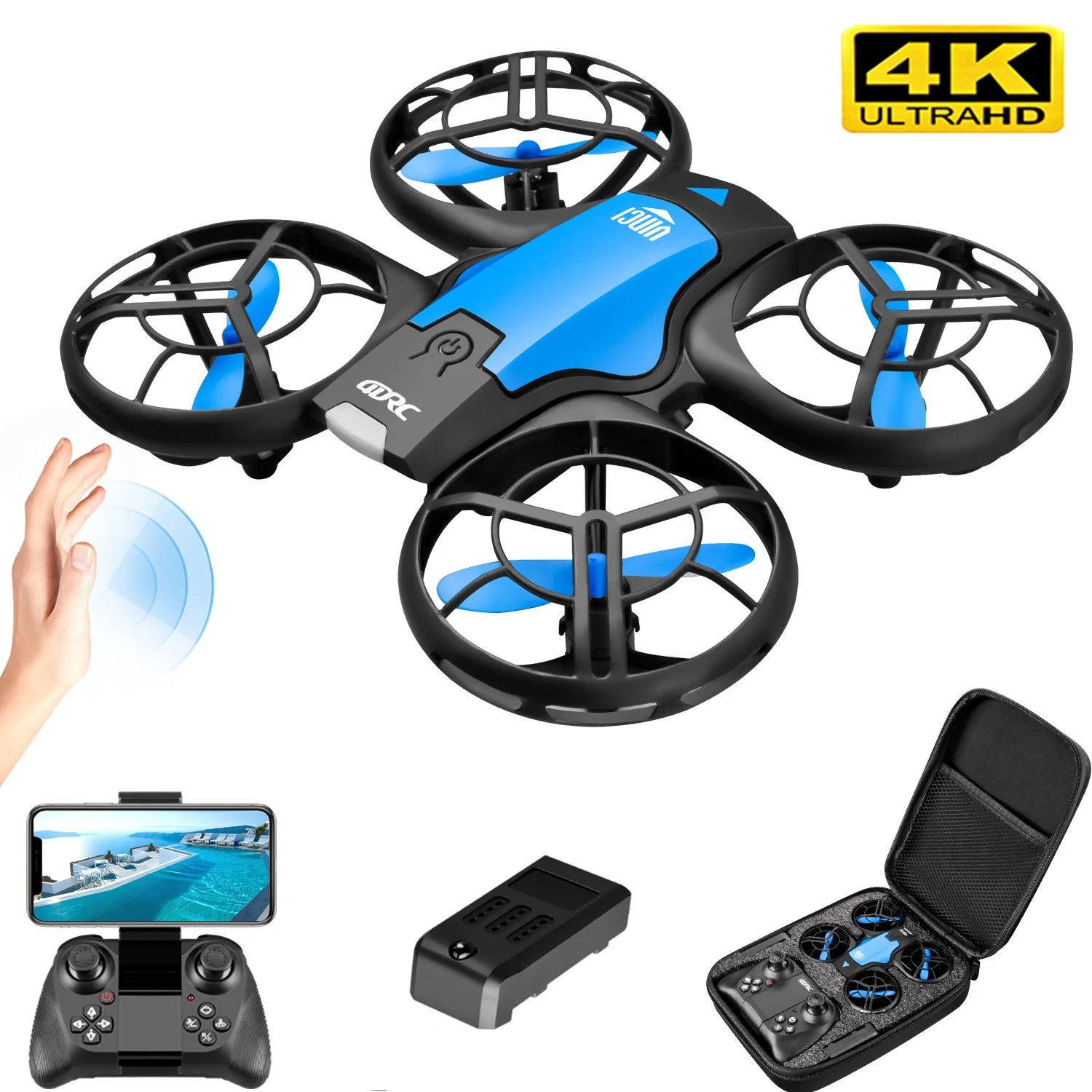 Drone Camera Hd - Novo Mini Drone V8 4K Profissional