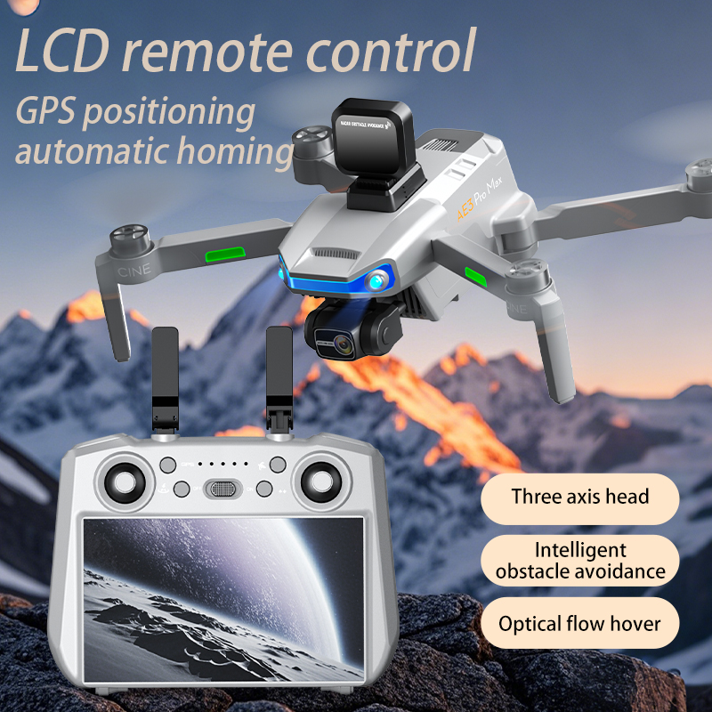 Drone Camera With Gimbal - Ae3 pro max novo lcd sc