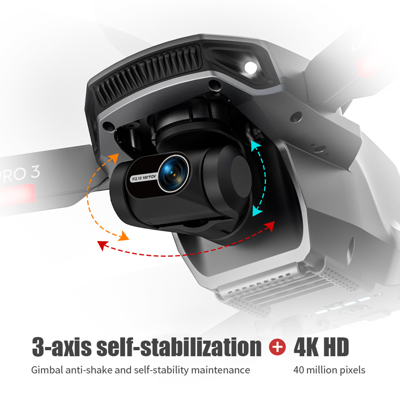 L106 Pro 3 Drone 5G WIFI FPV D - Drone Camera With Gimbal avaliação e preço