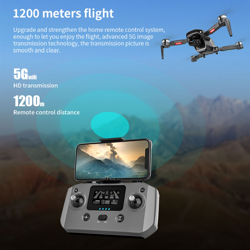 L106 Pro 3 Drone 5G WIFI FPV D - Drone Camera With Gimbal avaliação e preço